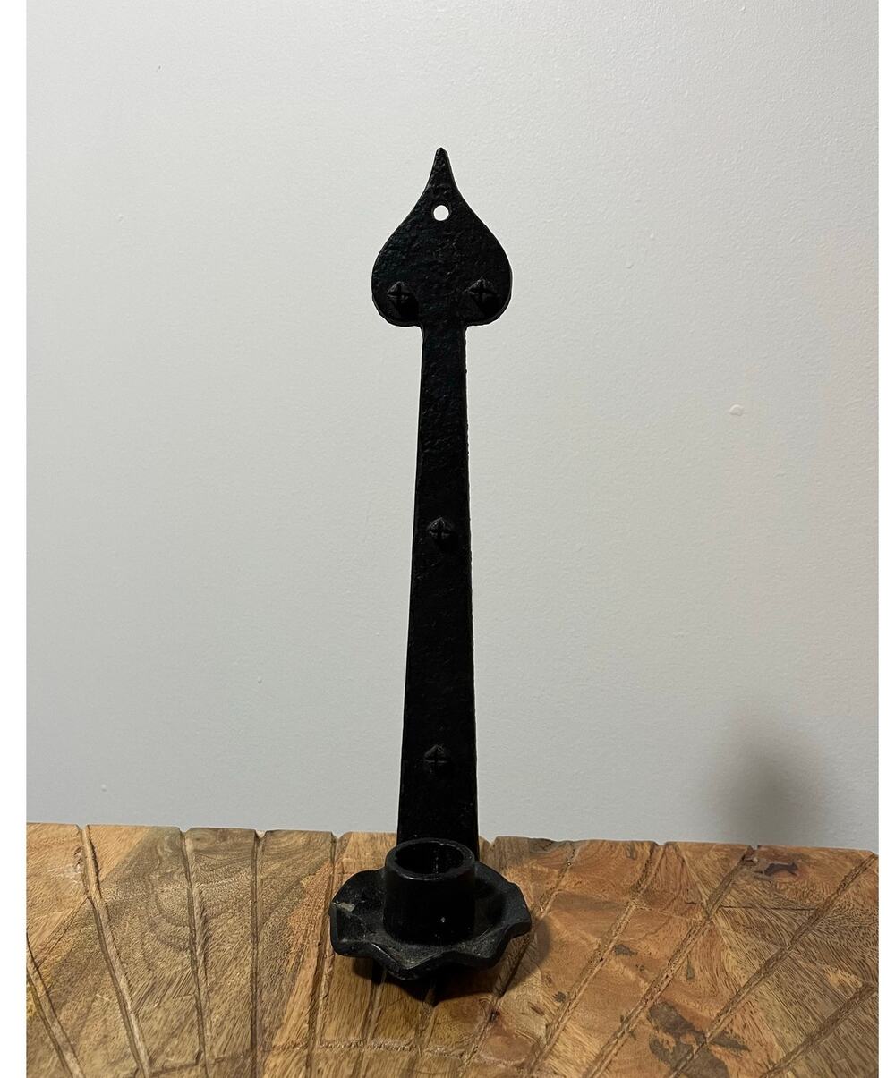 Vintage Rustic/Ranch/Homestead/Antique Style Wrought Iron Wall Candle Sconce